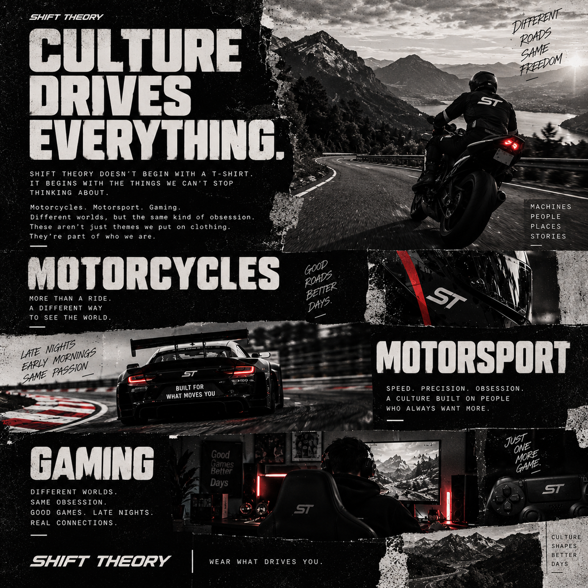 THE CULTURES THAT SHAPE WHAT WE CREATE.